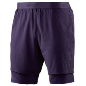 SKINS DNAmic Mens Superpose Half Tights Mariner